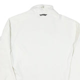 COLUMBIA Mens White Titanium Jacket L Polyester Blend Plain Outdoor Zip