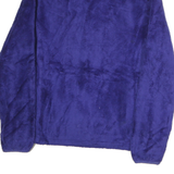 THE NORTH FACE Womens Blue Fleece Jacket M Polyester Zip Outdoor Casual