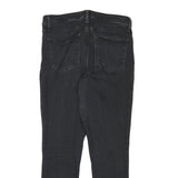 DKNY Womens Slim Black Denim Jeans Zip W29 L26 Stylish Cotton Blend