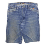 WRANGLER Mens Denim Blue Casual Shorts 2XL W36 Relaxed Fit Cotton Blend