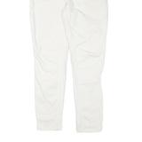 KAREN MILLEN Womens Slim White Denim Jeans W31 L28 Zip Closure Stylish