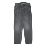 LEVI'S Mens Relaxed Grey Denim Jeans W32 L32 Workwear Style Zip Closure