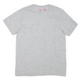 TRUE RELIGION Mens Grey L Crew Neck Short Sleeve T-Shirt Cotton Blend