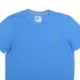 ADIDAS Mens Blue Graphic T-Shirt XL Short Sleeve Crew Neck Sportswear Casual