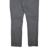VANS Mens Slim Grey Cotton Blend Jeans W32 L30 Zip Casual Skatewear