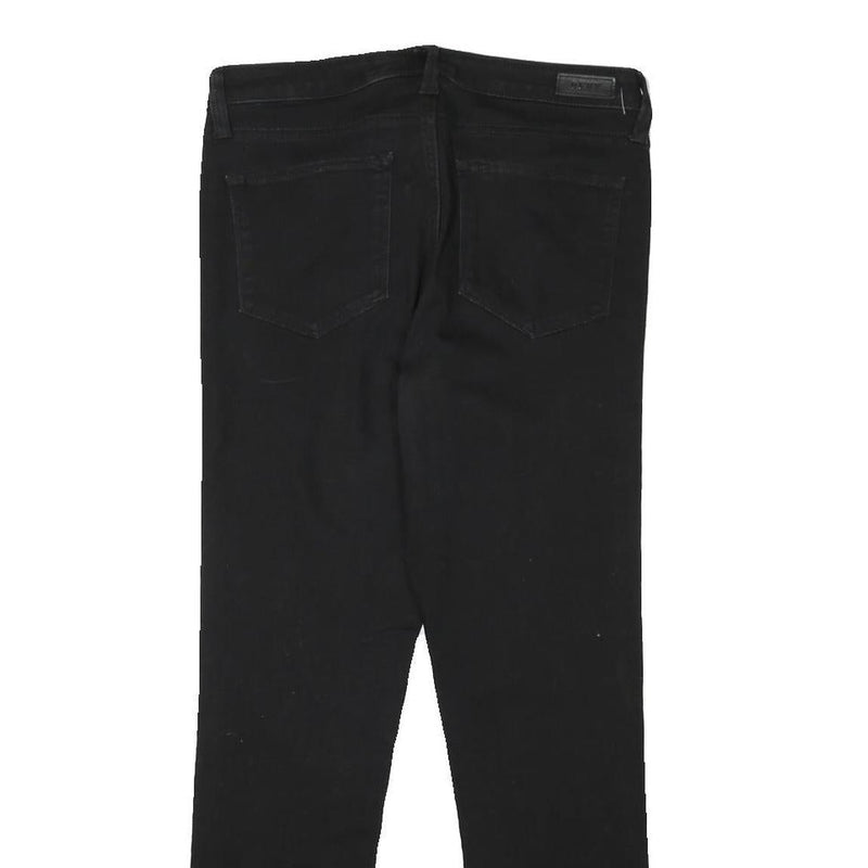 DKNY Womens Jeans Black Slim Skinny Denim W30 L27 Cotton Blend Zip Fastening