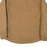 DICKIES Womens Beige Cotton Blend Zip Jacket S Plain Workwear Utility