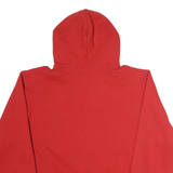 RUSSELL ATHLETIC Mens Red Collared Pullover L Cotton Jersey Plain Long Sleeve