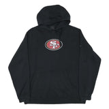NIKE Mens Black San Francisco 49ers Pullover Hoodie 2XL NFL Sportswear