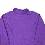 BILLBLASS Womens Purple Zip Jacket S Polyester Blend Embroidered Plain Stylish