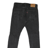 LEVI'S 512 BIG E Mens Jeans Black Classic Skinny Denim W32 L29 Vintage Zip