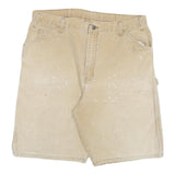 DICKIES Mens Shorts Beige Cotton Blend Casual 2XL W36 Workwear Pockets
