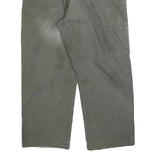 DICKIES Mens Jeans Green Relaxed Straight Denim W36 L25 Casual Workwear