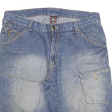 AIRWALK Mens Denim Blue Casual Shorts 3XL W38 Cotton Blend Comfortable
