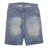 AIRWALK Mens Denim Blue Casual Shorts 3XL W38 Cotton Blend Comfortable