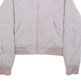 LULULEMON Womens Pink Nylon Bomber Jacket XS Reversible Zip Lightweight