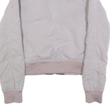 LULULEMON Womens Pink Nylon Bomber Jacket XS Reversible Zip Lightweight