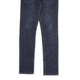 CARHARTT Mens Slim Blue Denim Jeans W32 L31 Classic Fit Zip Closure