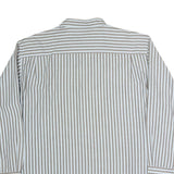 LEVI'S Mens Beige & White Striped Shirt XL Button Down Cotton Casual