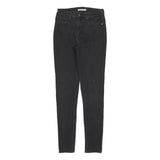 LEVI'S 721 Womens Jeans Black Slim Skinny Denim W28 L32 Stretch Cotton Blend