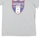 ADIDAS Mens Grey Eastside FC Graphic T-Shirt M Short Sleeve Crew Neck Casual
