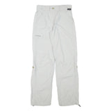 SCHOFFEL Womens White Regular Fit Straight Leg Trousers W27 L30 Outdoor Casual