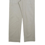 DOCKERS Mens Slim Cotton Blend Beige Slim Fit Trousers W35 L30 Casual Smart Wear