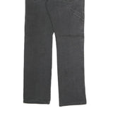 DICKIES Mens Jeans Black Regular Straight Denim W34 L32 Workwear Zip Closure