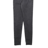LEVI'S Womens Jeans Black Slim Skinny Denim Medium W25 L30 Zip Pockets