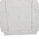 NIKE Mens White Nevada Starting 5 Zip Jacket L Polyester Blend Sportswear