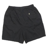 JENIFER MOORE Womens Shorts Black Casual Plain S W26 Lightweight Button Fly