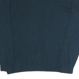 CARHARTT Mens Blue Plain Crew Neck Basic Knit Jumper M Cotton Blend Casual