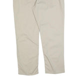 DICKIES Womens Cotton Blend Beige Relaxed Straight Trousers W36 L32 Workwear