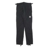 CARHARTT Womens Cotton Blend Black Relaxed Cargo Trousers W26 L32 Workwear