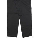 DICKIES Mens Black Regular Fit Straight Leg Cotton Blend Trousers W38 L32