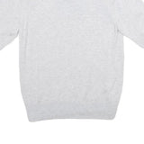 KATE SPADE Womens Light Grey Plain Wool Blend Pullover Crew Neck Jumper M