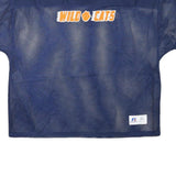 RUSSELL ATHLETIC Mens Blue Wild Cats Graphic T-Shirt XL Short Sleeve V-Neck