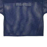 RUSSELL ATHLETIC Mens Blue Wild Cats Graphic T-Shirt XL Short Sleeve V-Neck
