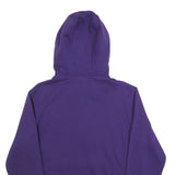 LE COQ SPORTIF Mens Purple Hoodie M Cotton Blend Casual Pullover Hooded