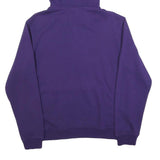 LE COQ SPORTIF Mens Purple Hoodie M Cotton Blend Casual Pullover Hooded