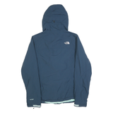 THE NORTH FACE Womens Navy Blue Outdoor Jacket S Polyester Hybrid Zip Hooded