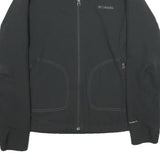 COLUMBIA Womens Black Outdoor Jacket XL Polyester Blend Zip Pockets Lightweight