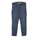 LEVI'S Womens Slim Blue Denim Jeans W29 L27 Cotton Blend Zip Casual Skinny