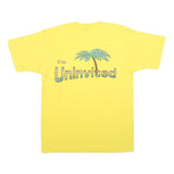 SCREEN STARS BEST Womens Yellow Dolly Graphic Print T-Shirt M Crew Neck Short