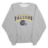 RUSSELL ATHLETIC Mens Grey Fairfield Falcons Crew Neck XL Cotton Blend