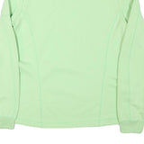 ODLO Womens Green 1/4 Zip Sweatshirt L Lightweight Performance Pullover