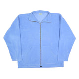 APPLE Womens Blue Jacket XL Polyester Blend Plain Zip Casual Outerwear