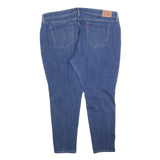 LEVI'S 310 Womens Slim Blue Denim Light W42 L28 Distressed Jeans Zip Closure