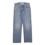 LEVI'S 505 Boys Jeans Blue Regular Straight Denim Medium W29 L29 Zip
