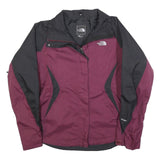 THE NORTH FACE Womens Purple & Black Zip Jacket M Polyester Blend Outdoor
